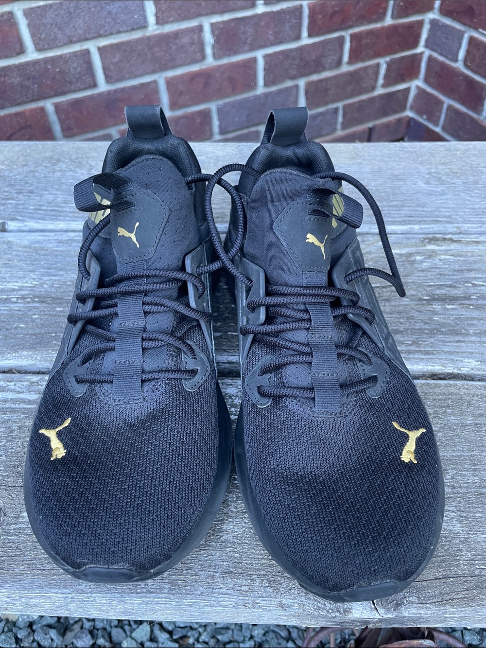 Puma | Softride | Enzo | NXT Running Shoes | Black/Gold | Size 9 - Picture 2 of 15